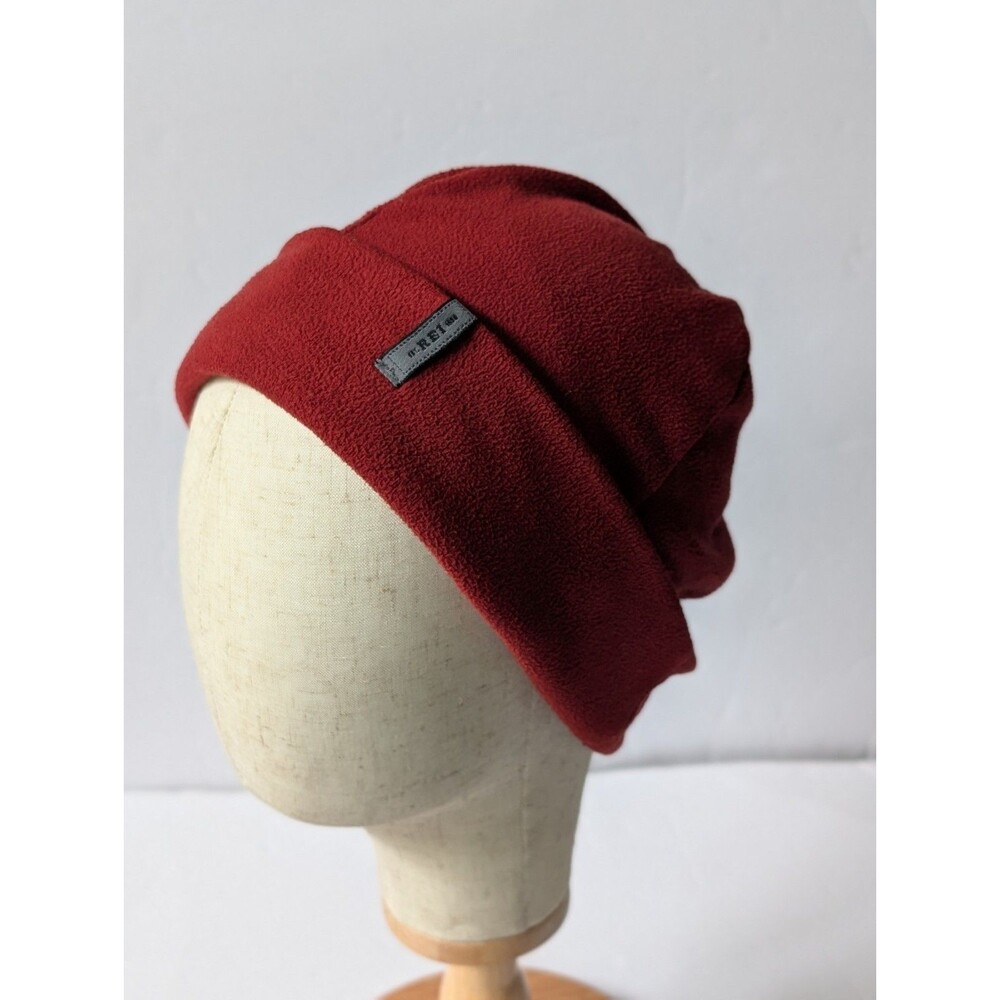 Vintage REI Co-op Knit Hat Cap Beanie, One Size, Dark Red